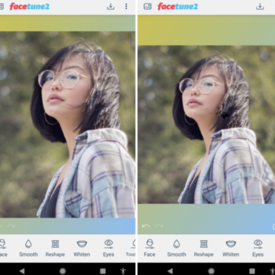 how to edit flyaway hair with facetune2